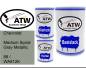 Preview: Chevrolet, Medium Spiral Gray Metallic, 88 / WA812K: 500ml Lackdose + 500ml Klarlack + 250ml Härter - Set, von ATW Autoteile West.